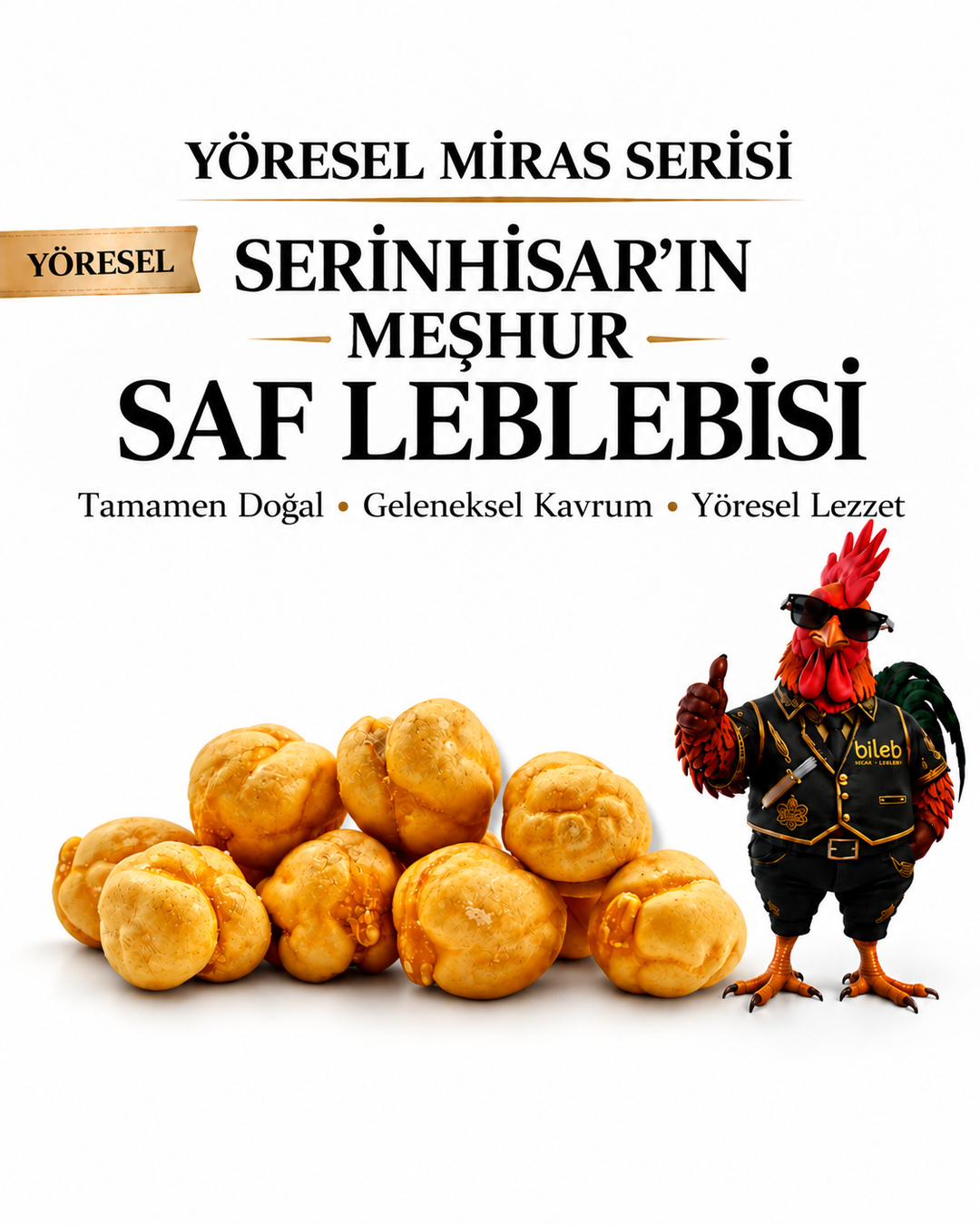 Yöresel Miras Serisi – Saf Leblebi 